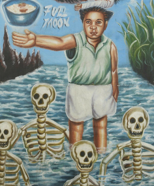 Magic Girl Movie Poster | Ghanaian Hand-Painted African Art - alternate view