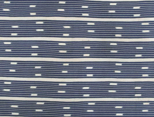 Handwoven Baule Cloth Woman Size – Vintage Ivory Coast Textile