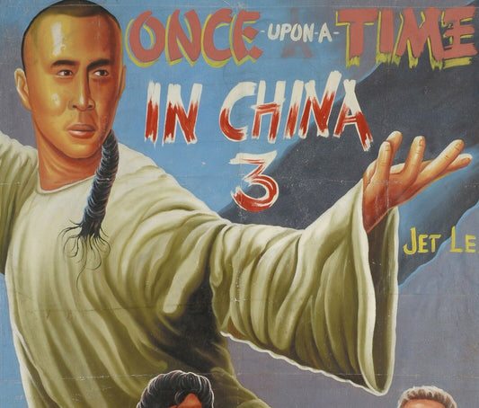 Once Upon A Time In China 3 - Ghanaian Hand-Painted Movie Poster - alternate view
