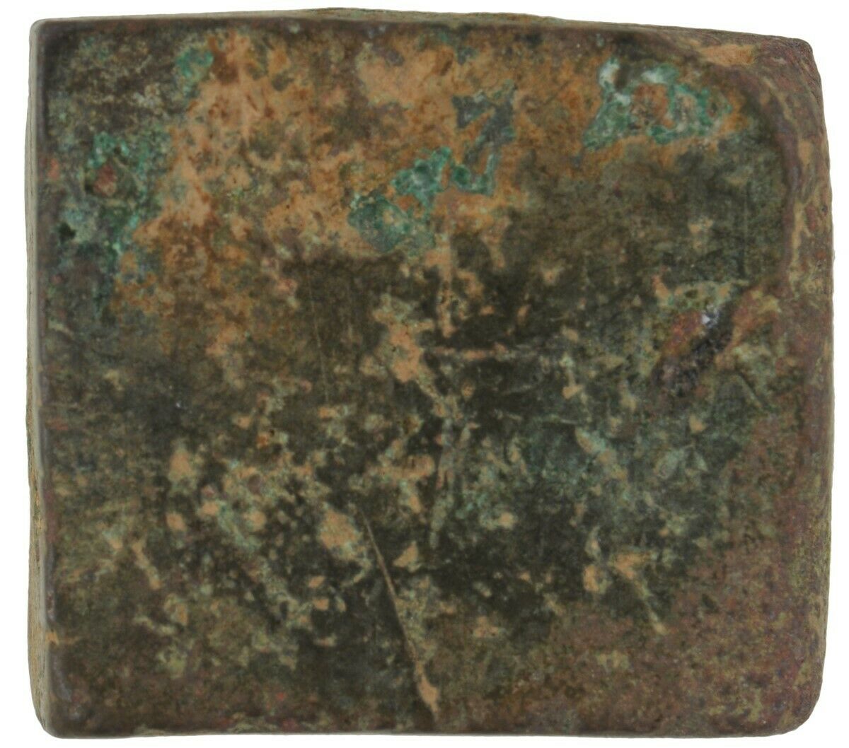 Antique Ashanti Geometric Brass Goldweight – Lost Wax Cast