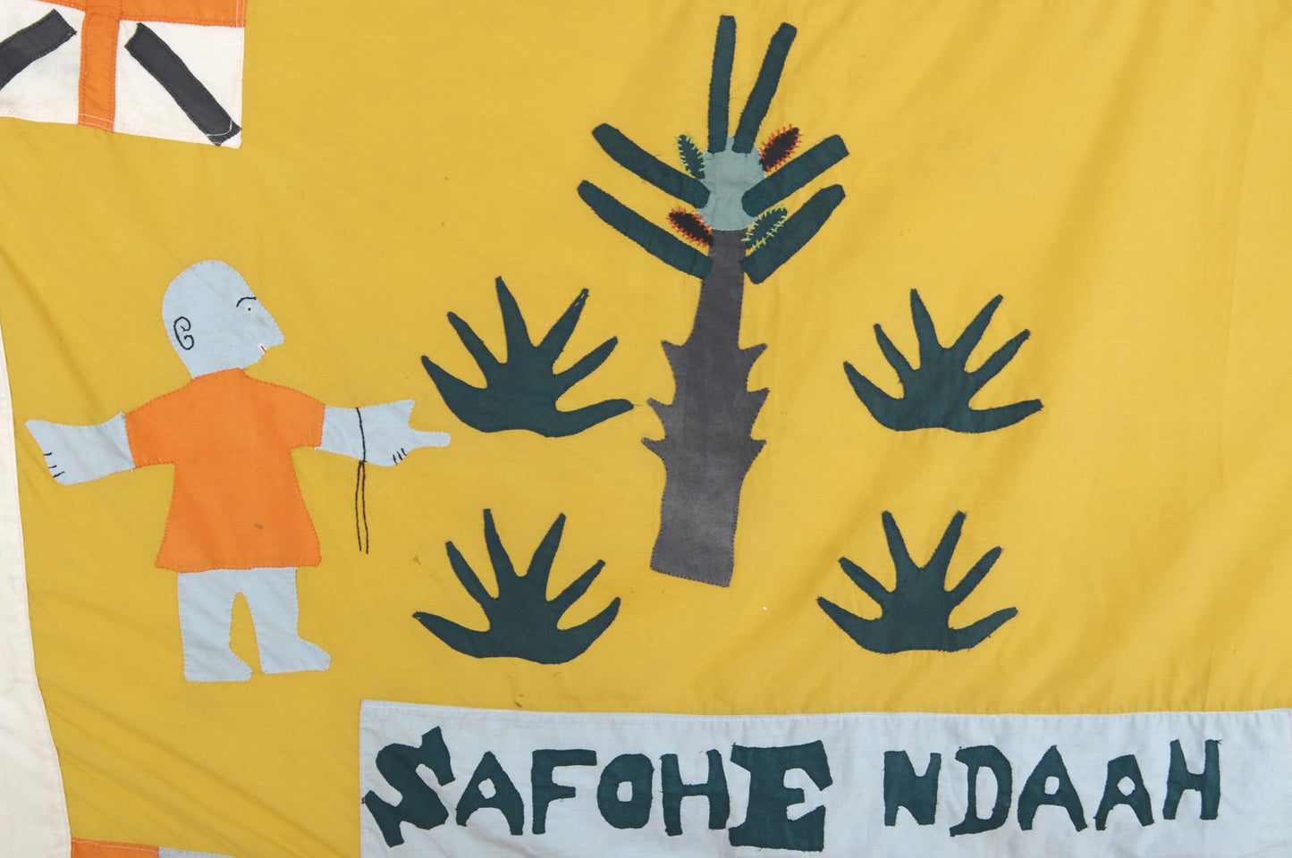 Authentic Asafo Frankaa Fante War Flag – Cape Coast Festival 153×100 cm
