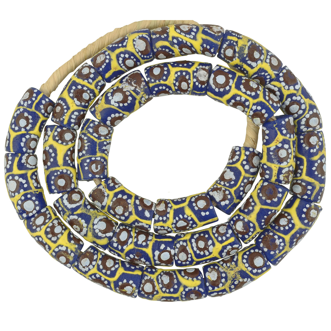 Exquisite African Trade Beads - Ghana Fancy Powder Glass Beads