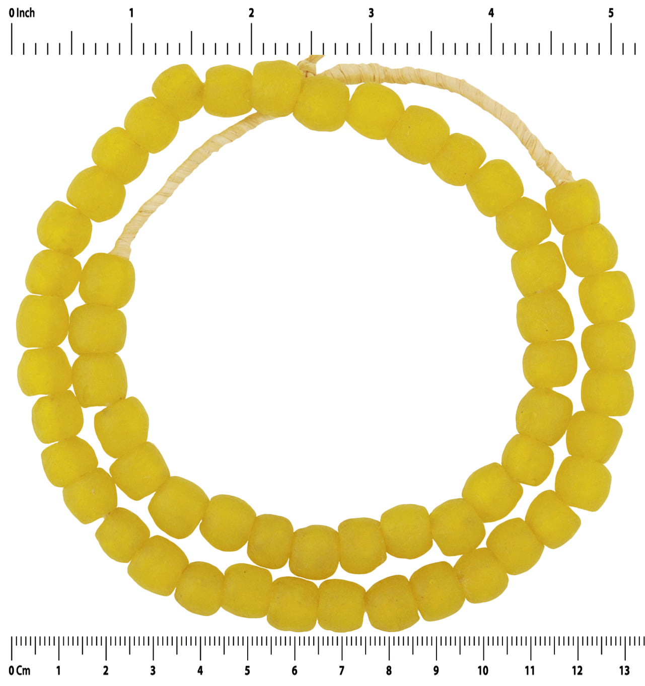 Exquisite Translucent Krobo Glass Beads - Recycled & Handmade - close-up
