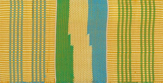 Exquisite Handwoven Kente Scarf - Discover Traditional Ghanaian Craftsmanship - alternate view