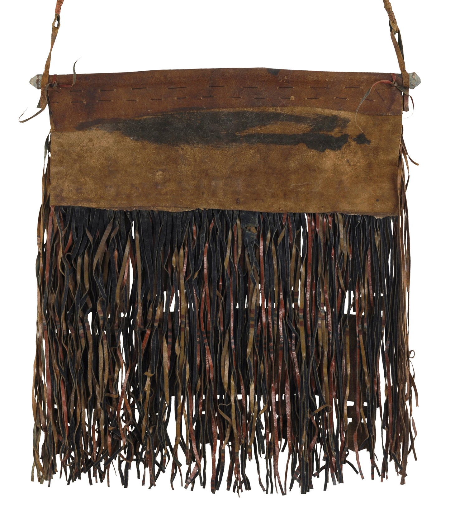 Authentic Tuareg Leather Wall Panel – Sahara Nomad Ethnic Decor