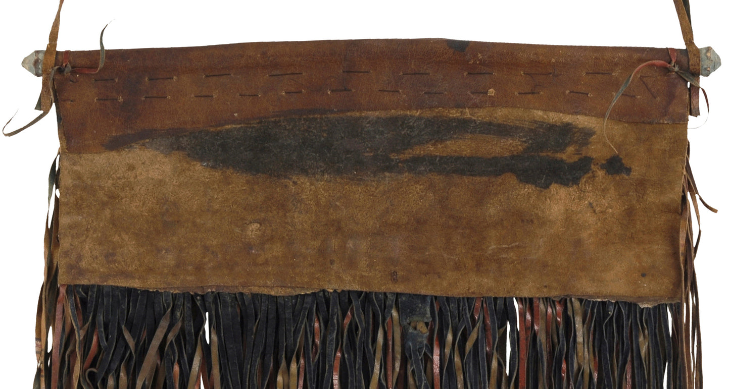 Authentic Tuareg Leather Wall Panel – Sahara Nomad Ethnic Decor