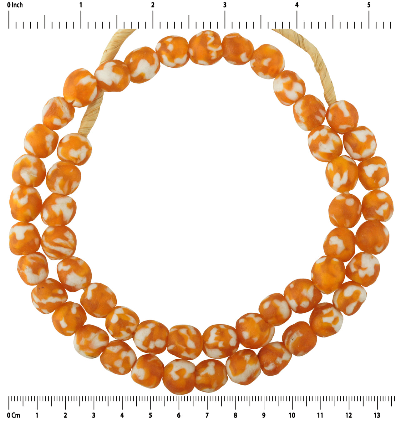 African Trade Beads - Recycled Glass Beads From Ghana - close-up