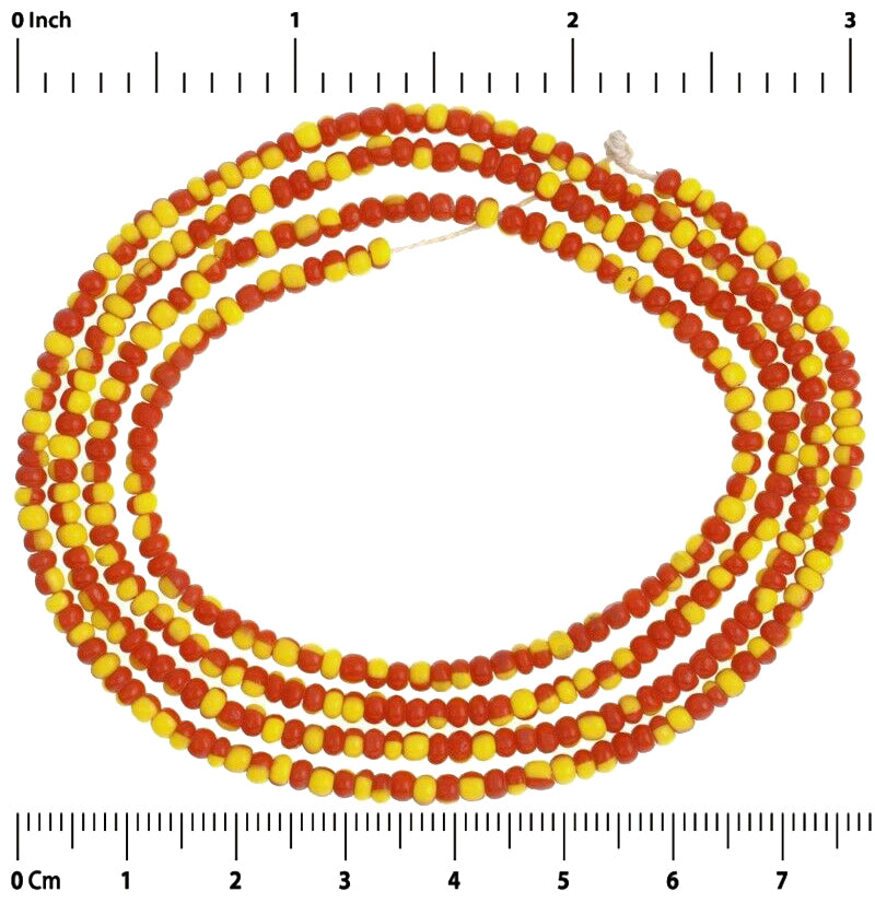 Old Venetian 3 mm Drawn Seed Beads Strand – Tiny Trade Beads