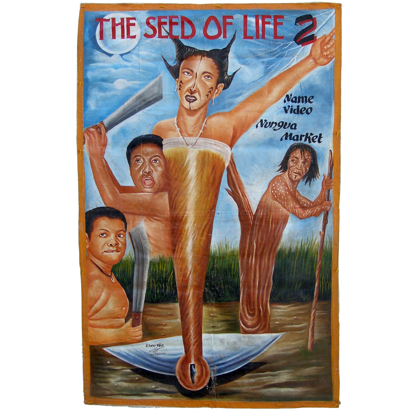 The Seed Of Life 2 Movie Poster - Hand-Painted Ghana Art