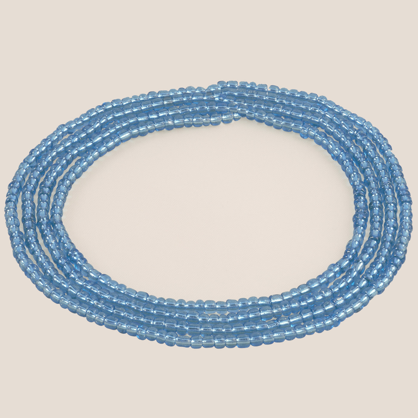 Blue Glow Handmade African Waist Beads – Body Jewelry