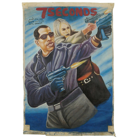 Authentic 7 Seconds Movie Poster - Hand-Painted In Ghana