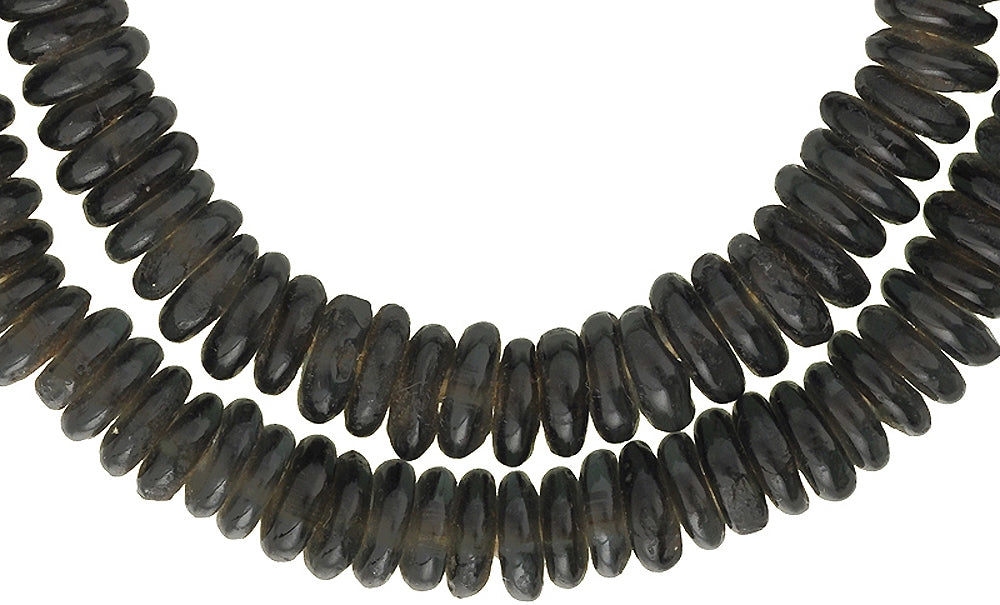 Handmade African Trade Beads - Recycled Glass Krobo Beads - alternate view