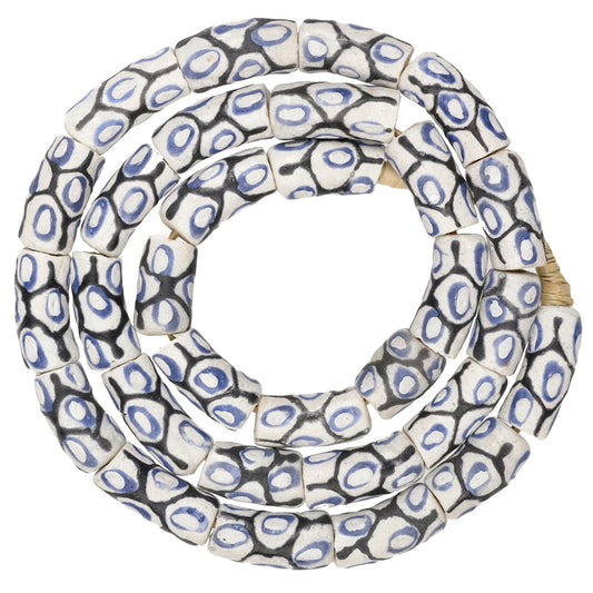 10Mm Fancy Krobo Powder Glass Beads - Ghana Trade Beads