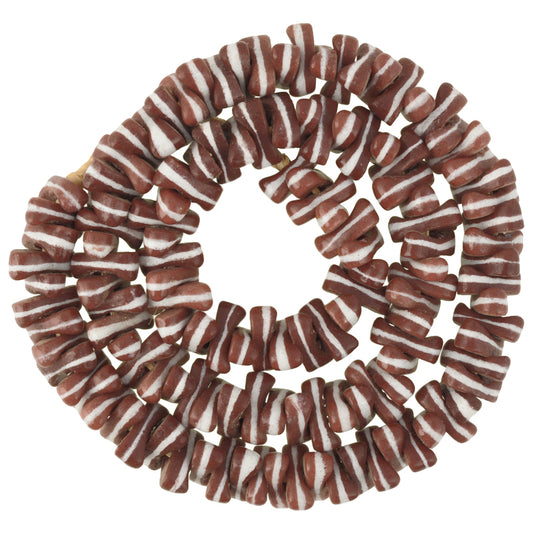 Recycled Powder Glass Spacer Beads - African Krobo Ghana Beads