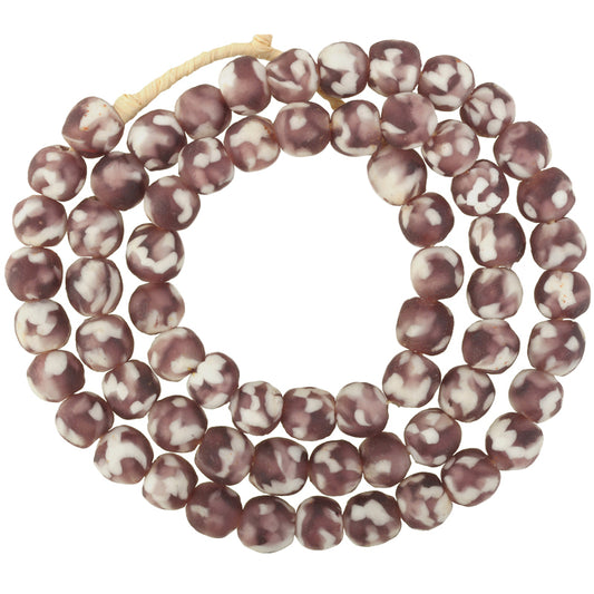 New African Trade Beads - 10Mm Recycled Glass Krobo Beads