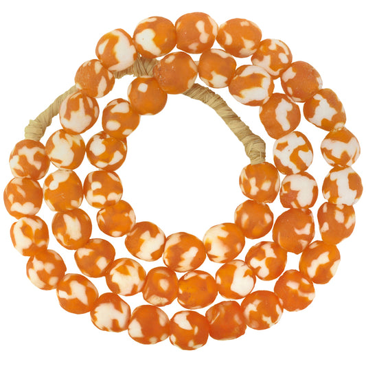 New African Trade Beads: Ghana Fused Recycled Glass Strand