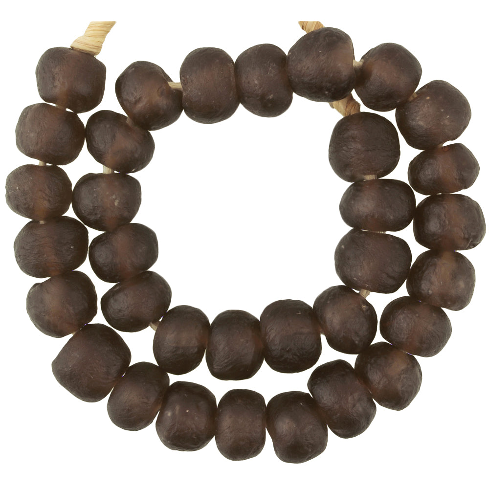 X-Large Translucent Krobo Glass Beads - African Trade Beads
