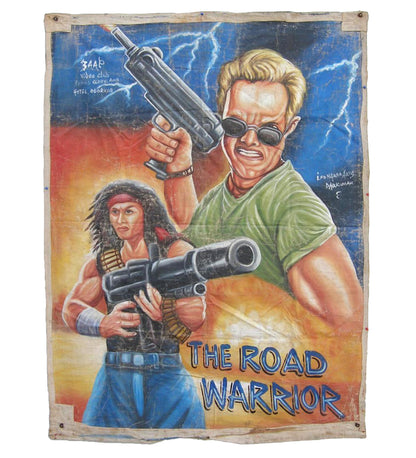 Mad Max 2 The Road Warrior Movie Poster - Hand Painted In Ghana