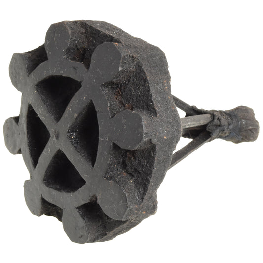 Adinkra Ohene Aniwa Ashanti Ghana Stamp Block Symbol