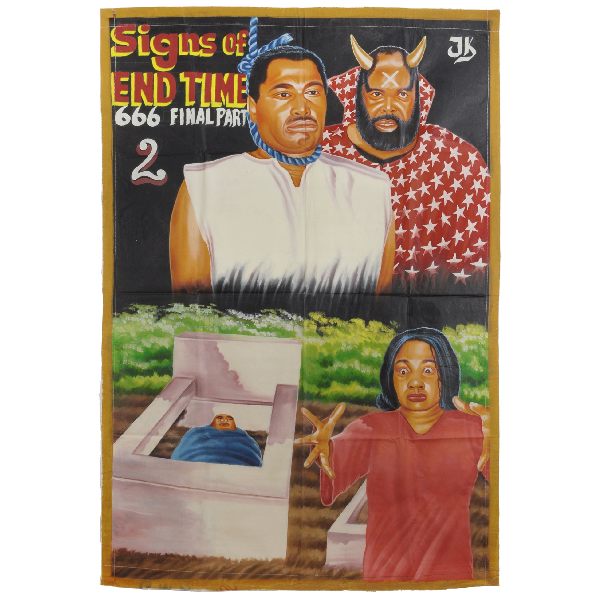 Signs Of End Time 2 Movie Poster | Ghana Hand-Painted Cinema Art