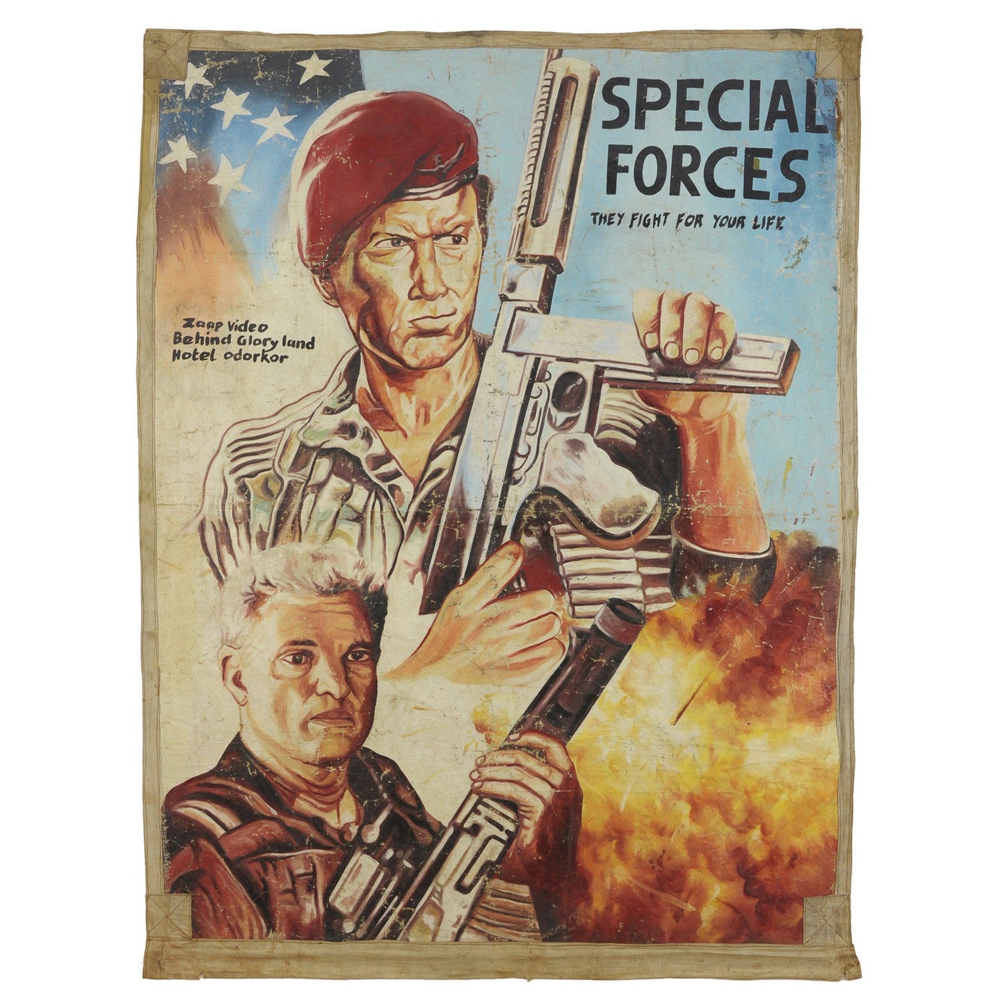 Special Forces Movie Poster - Hand-Painted In Ghana | War Art