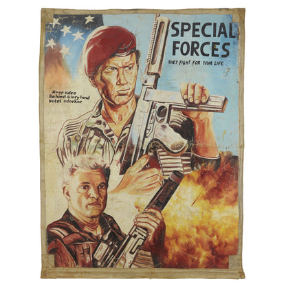 Special Forces Movie Poster - Hand-Painted In Ghana | War Art