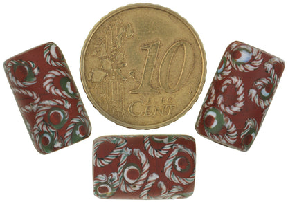 Rare Antique Venetian "Eye" Fancy Wound Glass African Trade Beads - alternate view