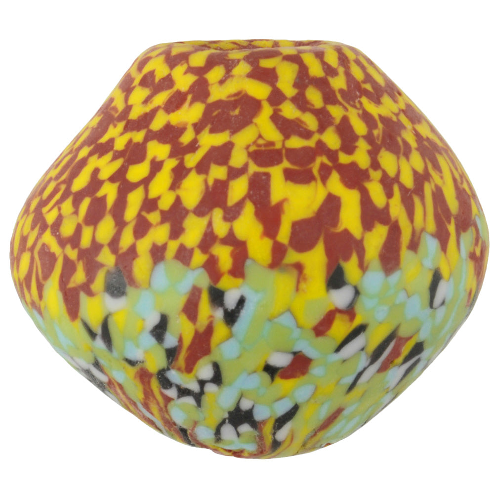 Large Bicone African Trade Beads - Recycled Glass From Ghana