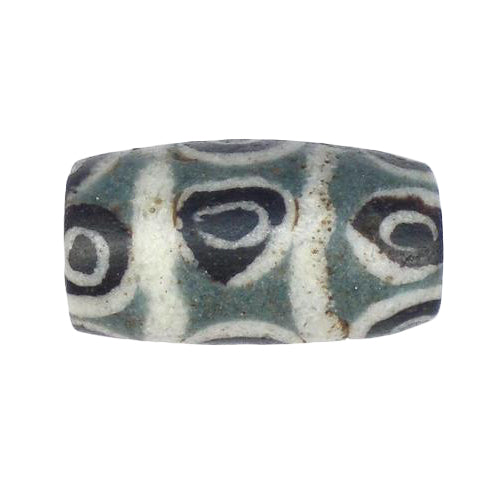 Rare Ghana Krobo Powder Glass Trade Bead 23X13Mm - Tribalgh
