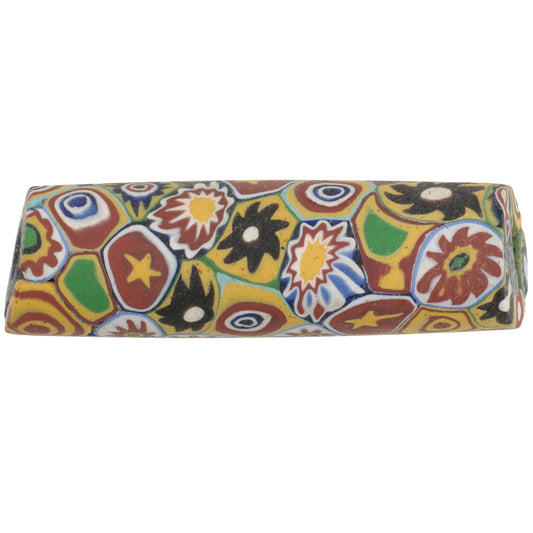 Rare Antique Large Multimurrine Venetian Millefiori Mosaic Trade Bead - 47Mm