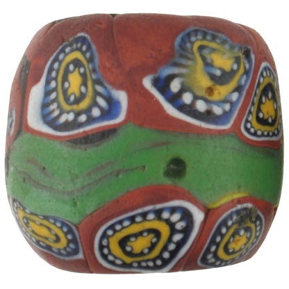 Rare Large Antique Venetian Millefiori Mosaic Glass African Trade Bead