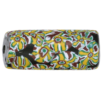 Beautiful Large Antique Millefiori Mosaic Glass Trade Bead, African Trade