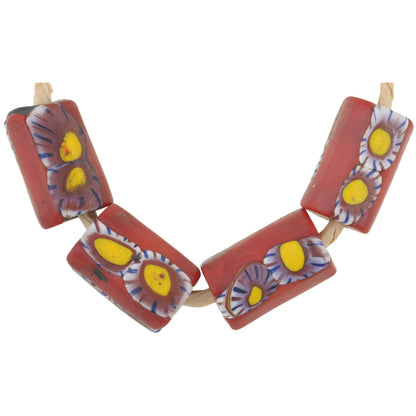 Rare Antique Venetian Millefiori Mosaic Trade Beads - African Trade