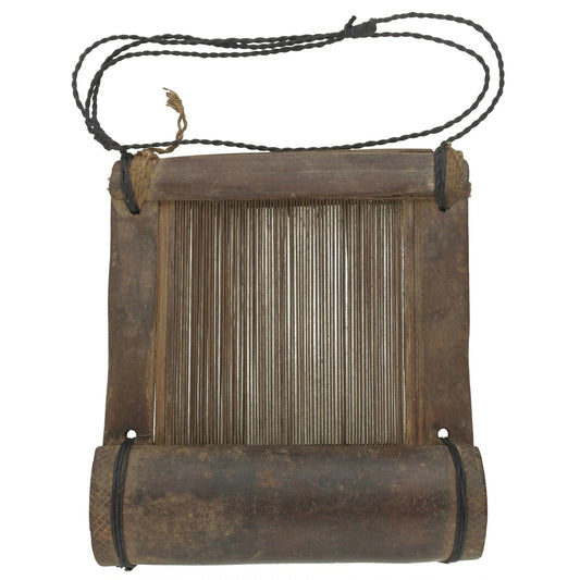African Art Old Kente Loom Wooden Weaving Tool For Woven Cloth Ashanti Ghana