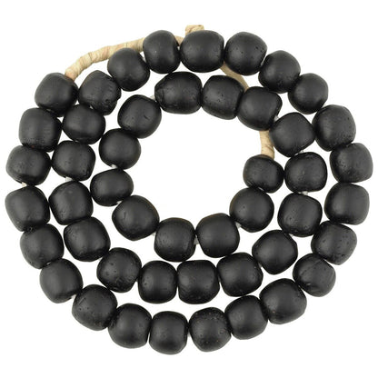 Beautiful 12-13Mm Ghanaian Krobo Glass Beads - African Trade Beads