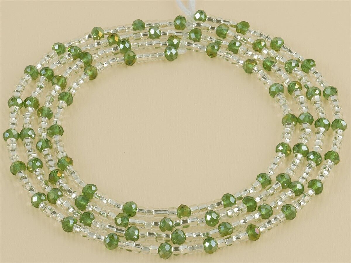 Waist Beads From Ghana Belly Chain African Body Jewelry - alternate view
