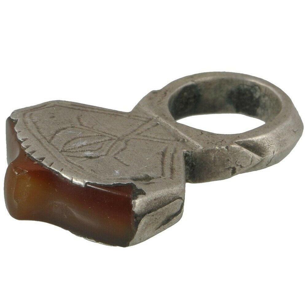 Old Tuareg Silver Hair Ornament Pendant Jewelry African Niger Nigeria Mali
