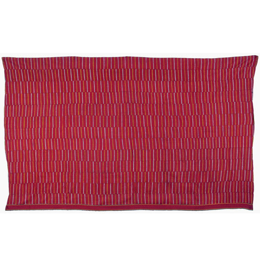Rare African Ewe Kente Cloth Ghana Volta Handwoven Ceremonial
