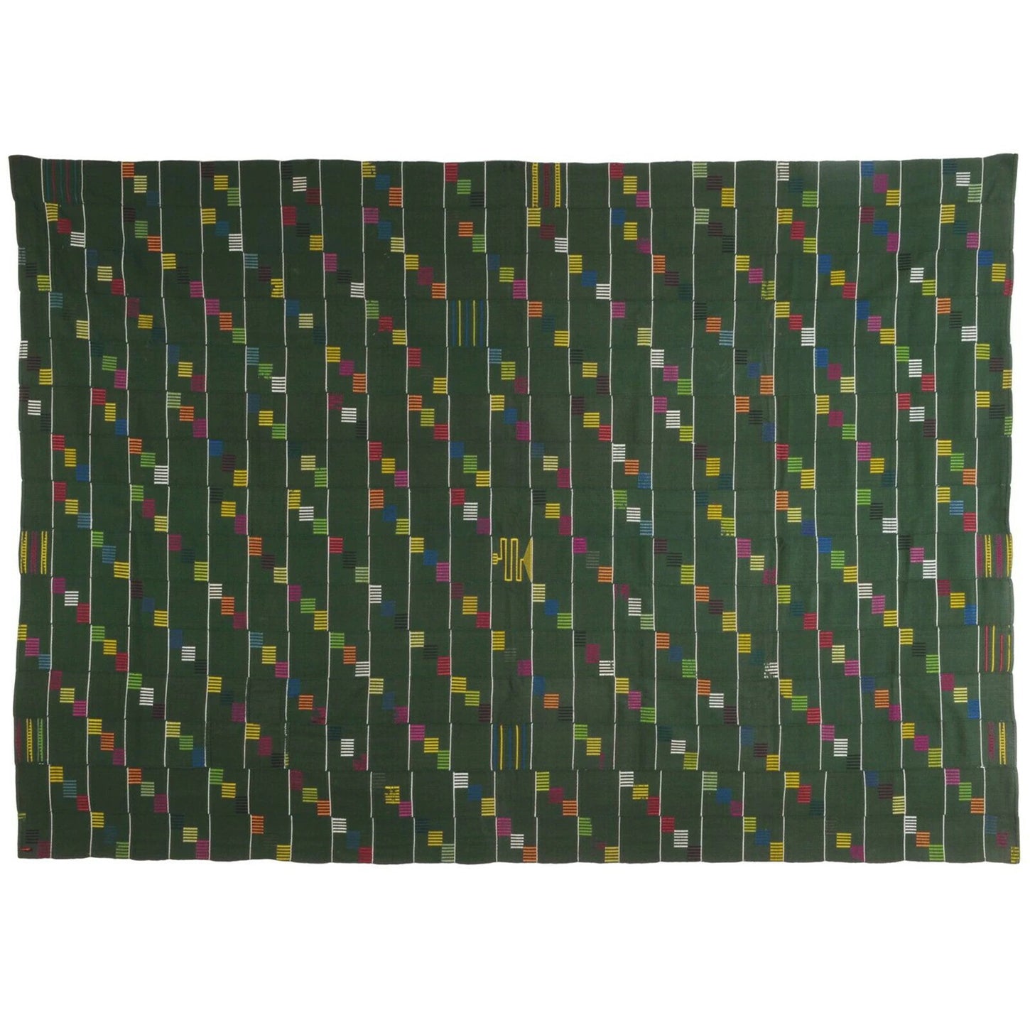 Rare Ewe Suklikpe Sugar Cube Kente Ghana African Handwoven Ethnic Cloth Textile