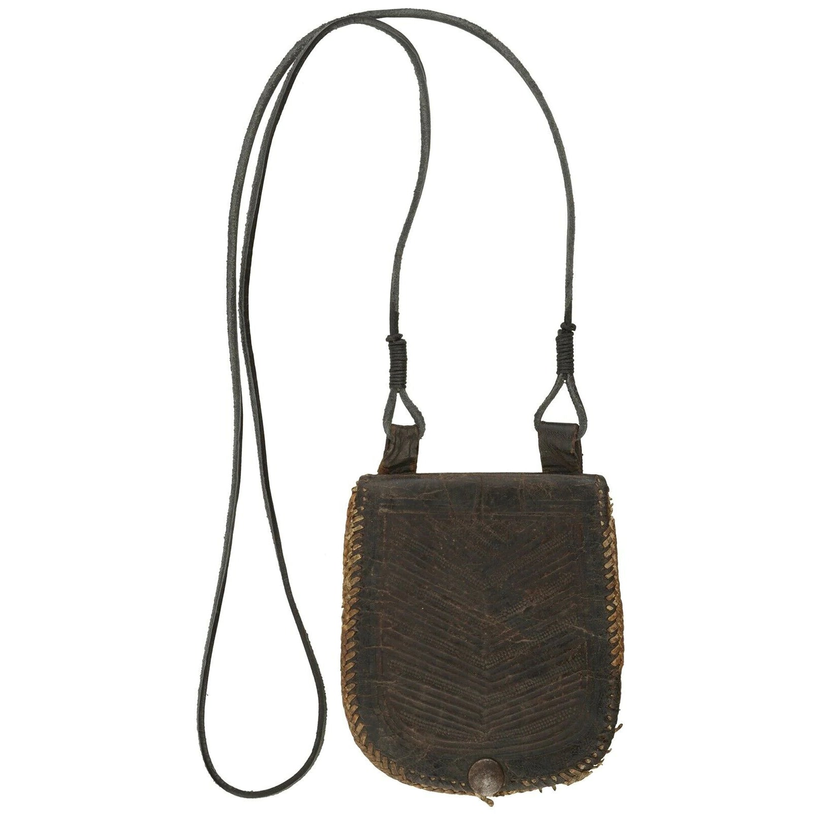 Tuareg Leather Purse Wallet African Sahara Niger Nigeria Mali Handmade Art