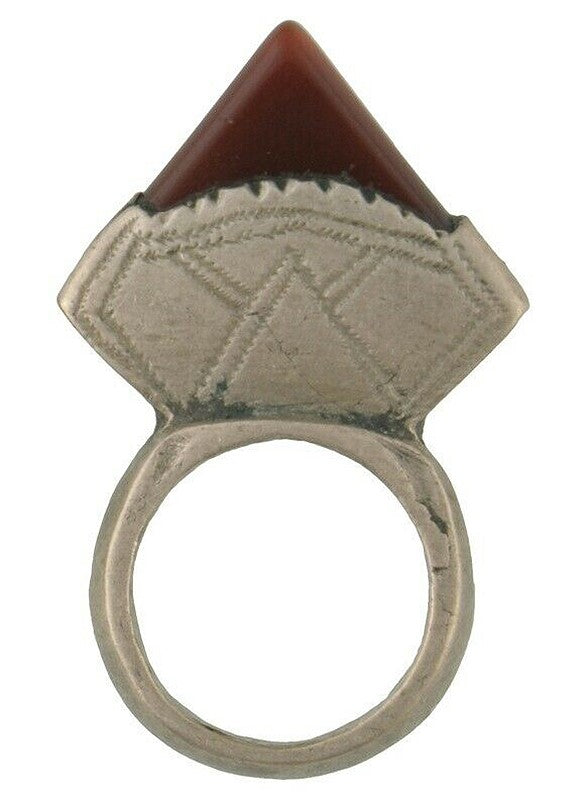 Authentic Tuareg Silver Hair Ornament Ethnic Jewelry African Niger Mali Afroboho - alternate view