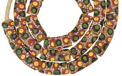 Authentic Ghana Krobo Glass Beads Recycled African Trade - alternate view