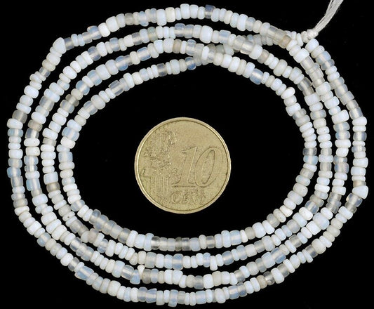 Exquisite Old Venetian 2–3 mm Opalescent Seed Trade Beads Strand