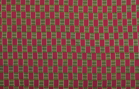 Rare African Ewe Kente Ghana Volta Handwoven Ceremonial Ethnic Cloth Textile - alternate view