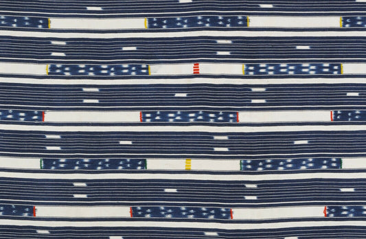 Handwoven Baule Cloths, Ivory Coast Woman Size 134×99 cm