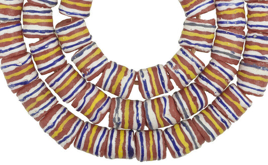 African Trade Beads: Fancy Powder Glass From Ghana - alternate view