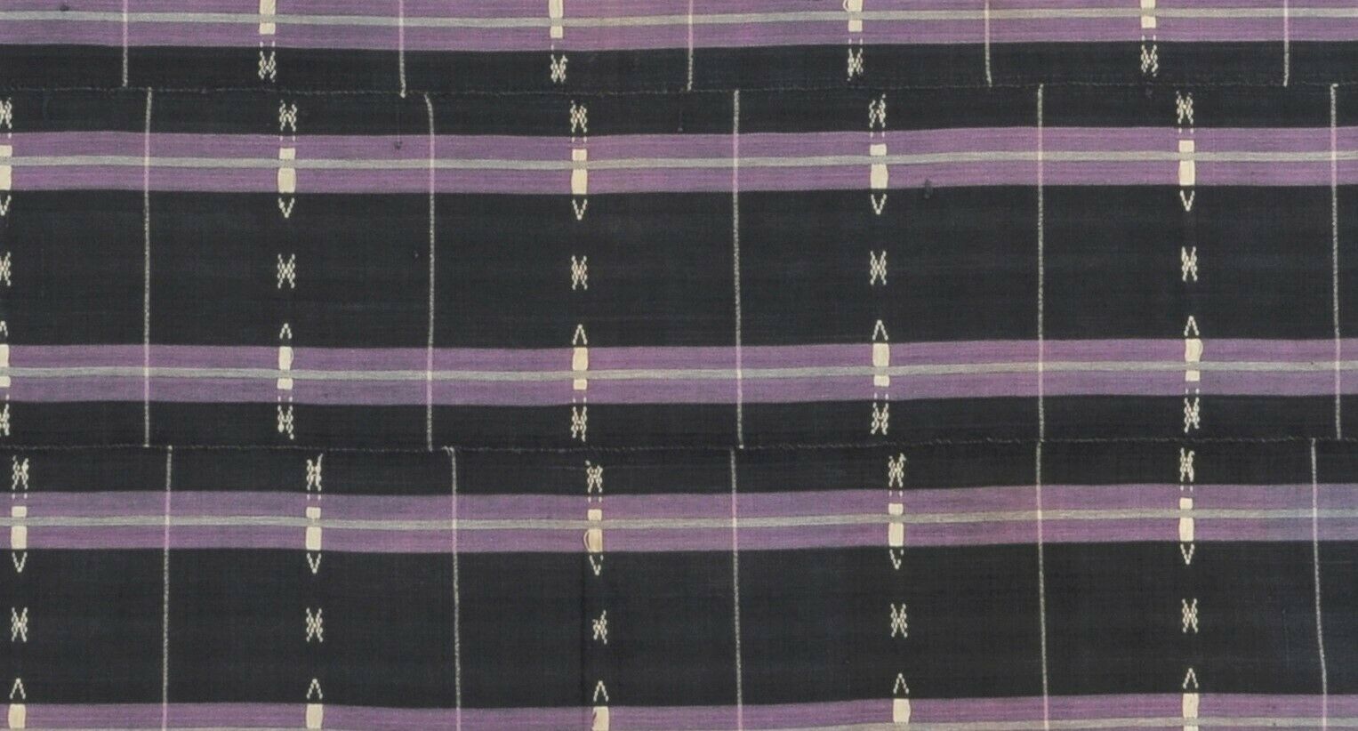 Baule Ivory Coast African Hand Woven Cloth Ethnic Textile Home Decoration Art - alternate view