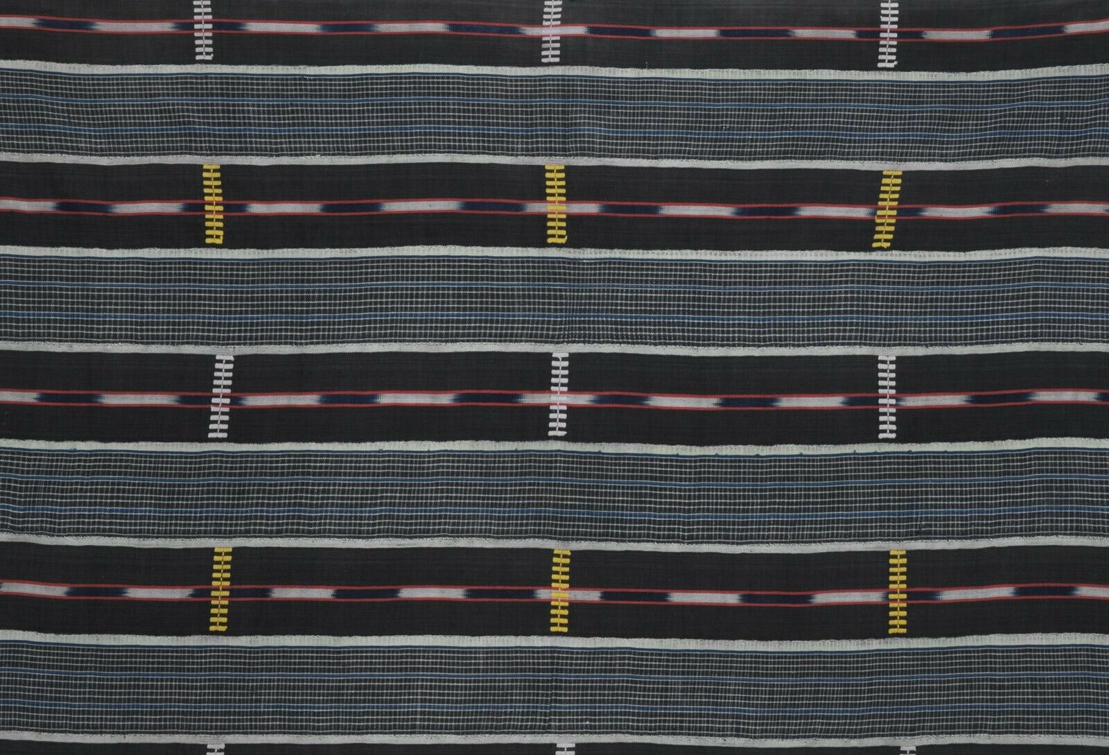 Handwoven Baule Cloth Woman‑Size – Vintage Ivory Coast Textile