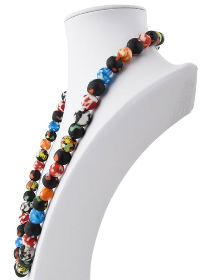 Recycled Tiny Glass Seed Beads Handmade Ready To Wear Jewelry Krobo Ghana Africa - alternate view