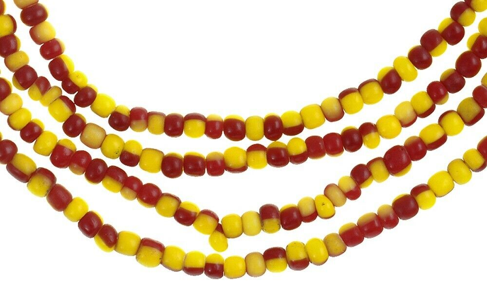 Old Venetian Glass Trade Beads Tiny Seed Beads Matching Ghana West African Trade - alternate view